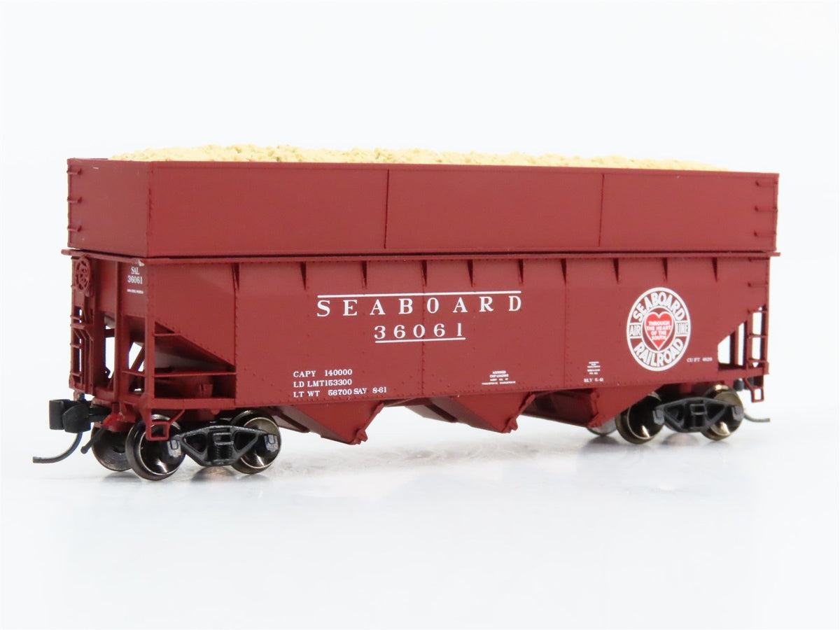 N Scale Bluford Shops 16062 SAL Seaboard Air Line 3-Bay Offset Hopper #36061