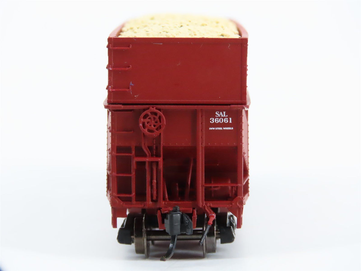 N Scale Bluford Shops 16062 SAL Seaboard Air Line 3-Bay Offset Hopper #36061