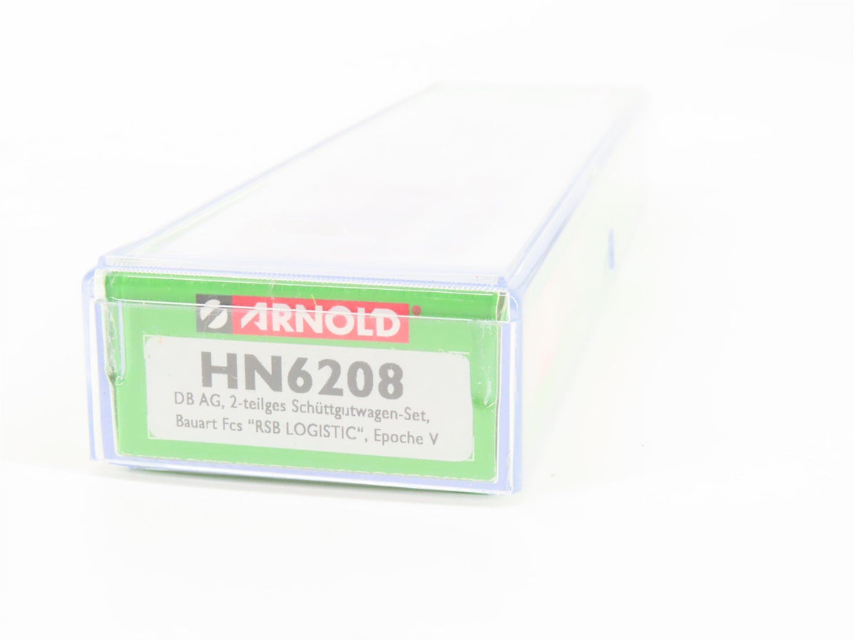 N Scale Arnold HN6208 DB RSB Logistic Hopper Wagon 2-Piece Set