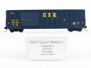 N Scale Fox Valley Models FVM 81911 CSXT Canstock Box Car #504045