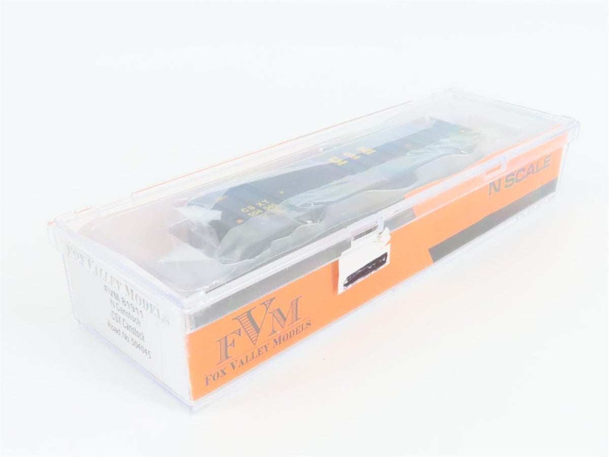 N Scale Fox Valley Models FVM 81911 CSXT Canstock Box Car #504045