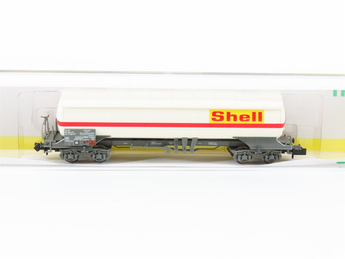 N Scale Trix 91026 SBB CFF FFS Swiss Federal &quot;Shell&quot; Tankcar #502-3