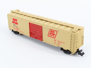 N Scale Con-Cor 1452 SCL Seaboard Coast Line Single Door 50' Box Car #813707