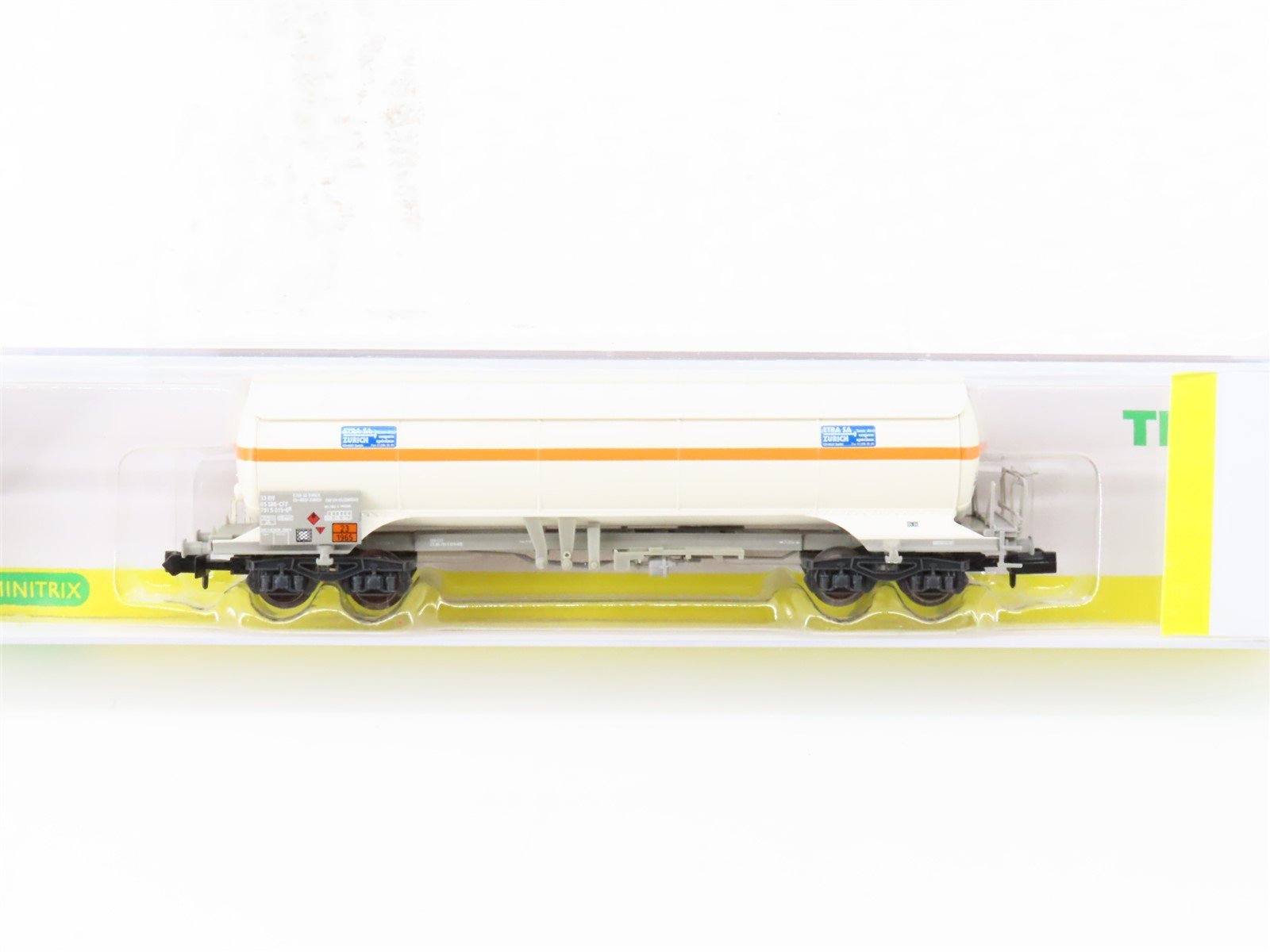 N Scale Trix 15197 SBB CFF FFS Swiss Federal Gas Tankcar #015-6