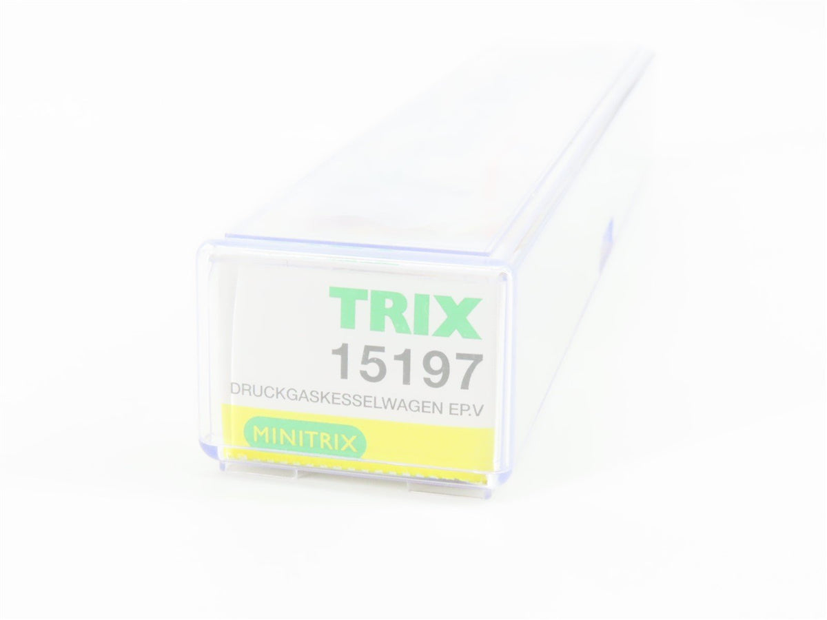 N Scale Trix 15197 SBB CFF FFS Swiss Federal Gas Tankcar #015-6