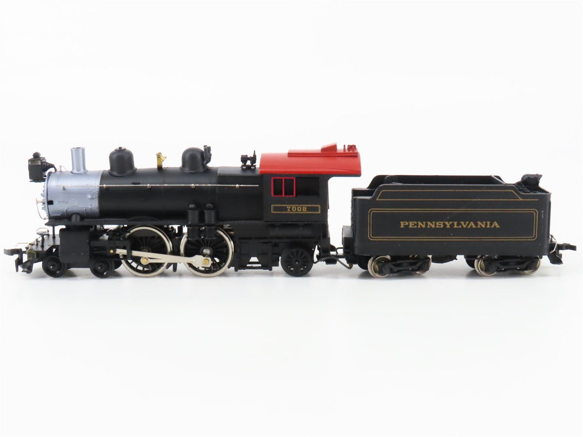 HO Scale Mantua PRR Pennsylvania 4-4-2 Steam Locomotive #7002