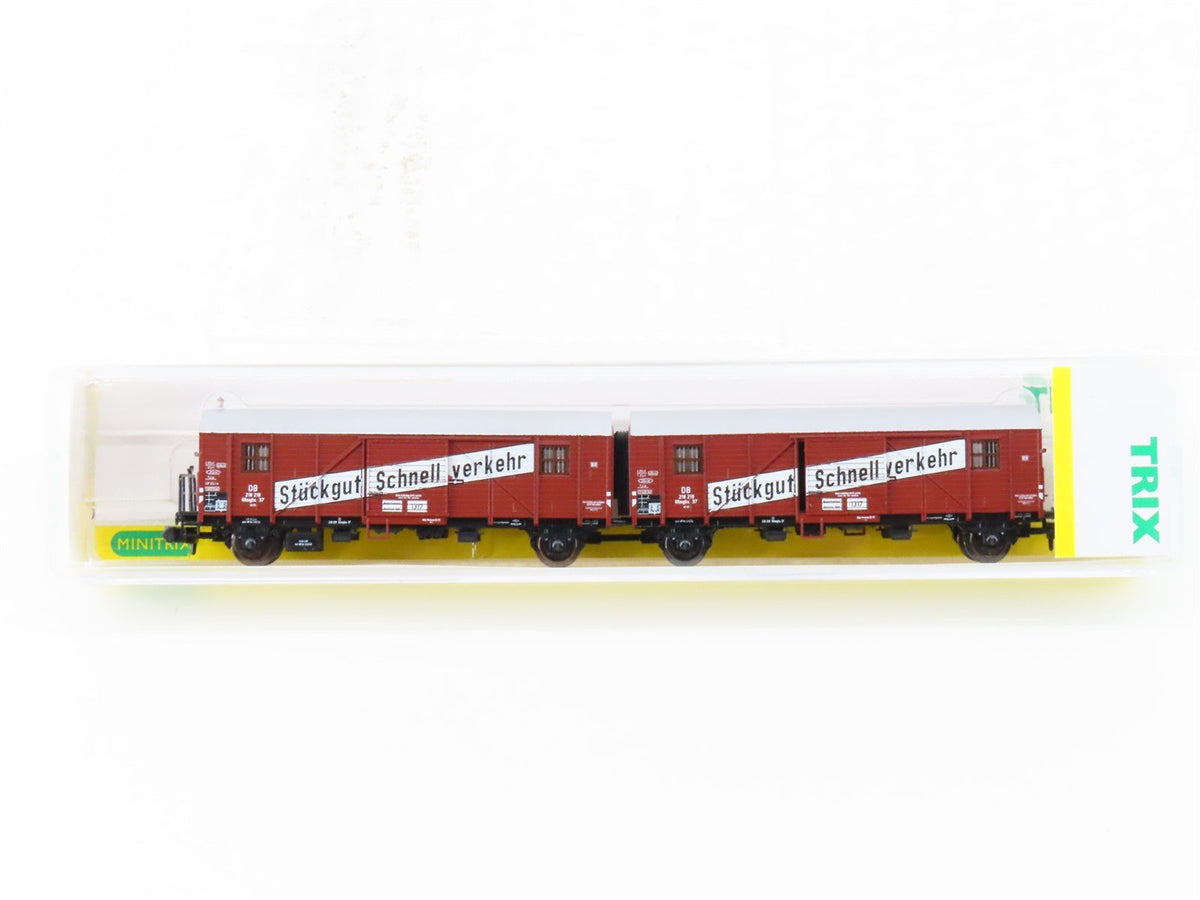 N Scale Trix 15111 Stuckgut Schell Verkehr Covered Wagon 2-Pack