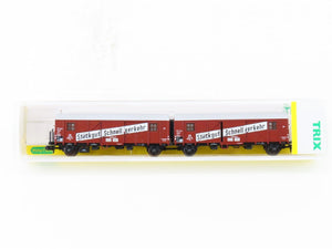 N Scale Trix 15111 Stuckgut Schell Verkehr Covered Wagon 2-Pack