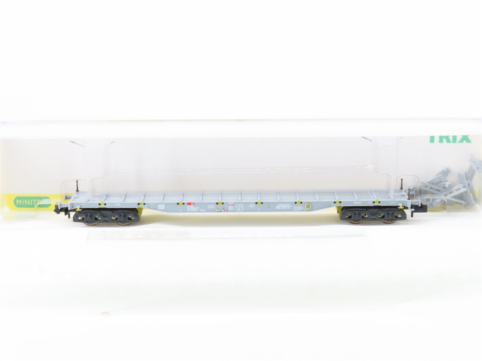 N Scale Trix 13600 SBB CFF FFS Swiss Flat Wagon #050-4