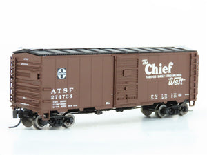 N Scale InterMountain ATSF Santa Fe Chief 40' Single Door Box Car #274734
