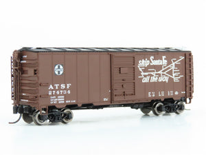 N Scale InterMountain ATSF Santa Fe Chief 40' Single Door Box Car #274734