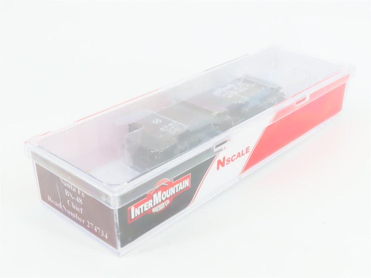 N Scale InterMountain ATSF Santa Fe Chief 40&#39; Single Door Box Car #274734