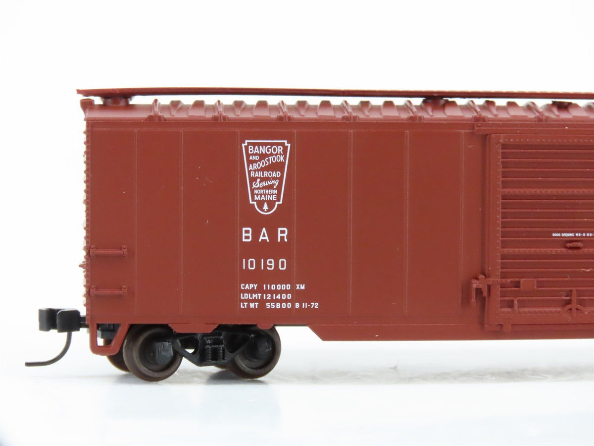N Scale Atlas Trainman 38926 BAR Bangor &amp; Aroostook 50&#39; Box Car #10190
