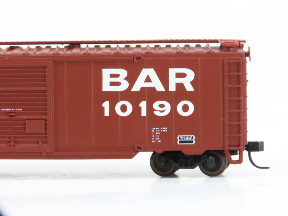 N Scale Atlas Trainman 38926 BAR Bangor &amp; Aroostook 50&#39; Box Car #10190