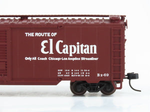 N Scale Atlas Trainman 50003864 ATSF Santa Fe El Capitan 50' Box Car #17227