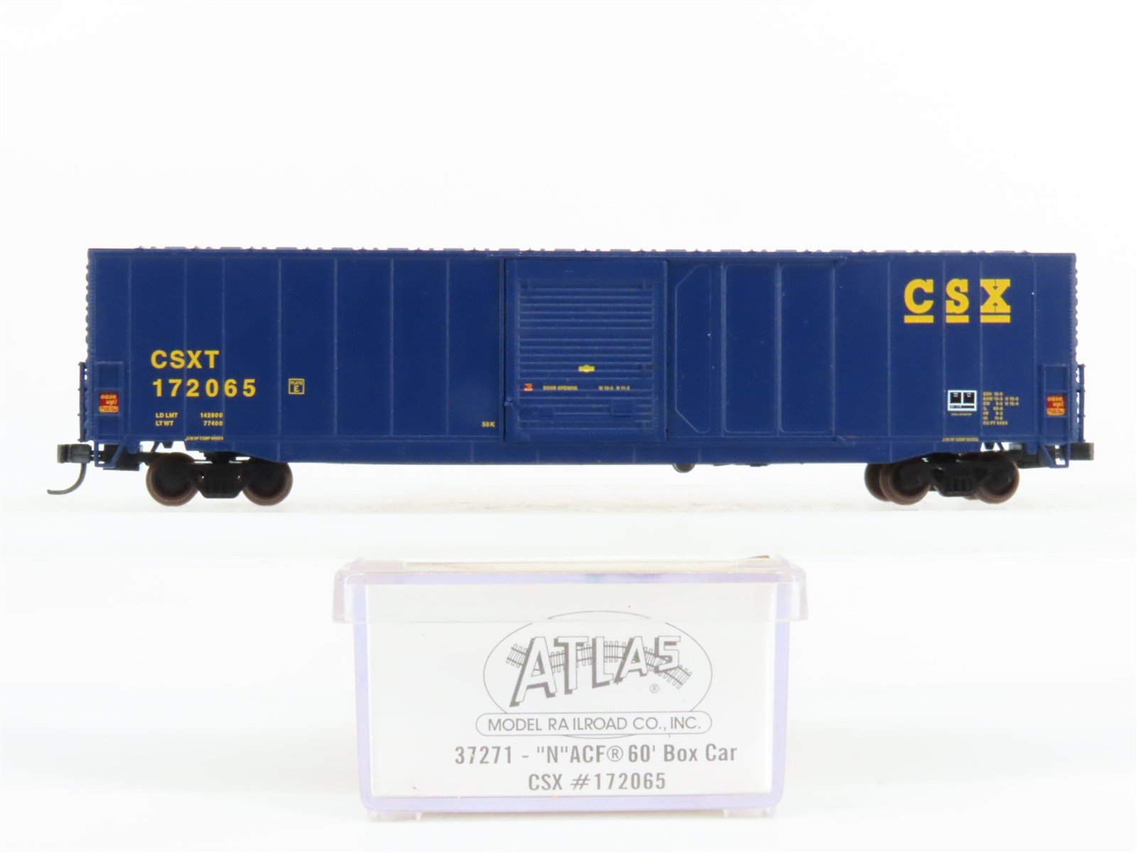 N Scale Atlas 37271 CSXT 60' Single Door Box Car #172065