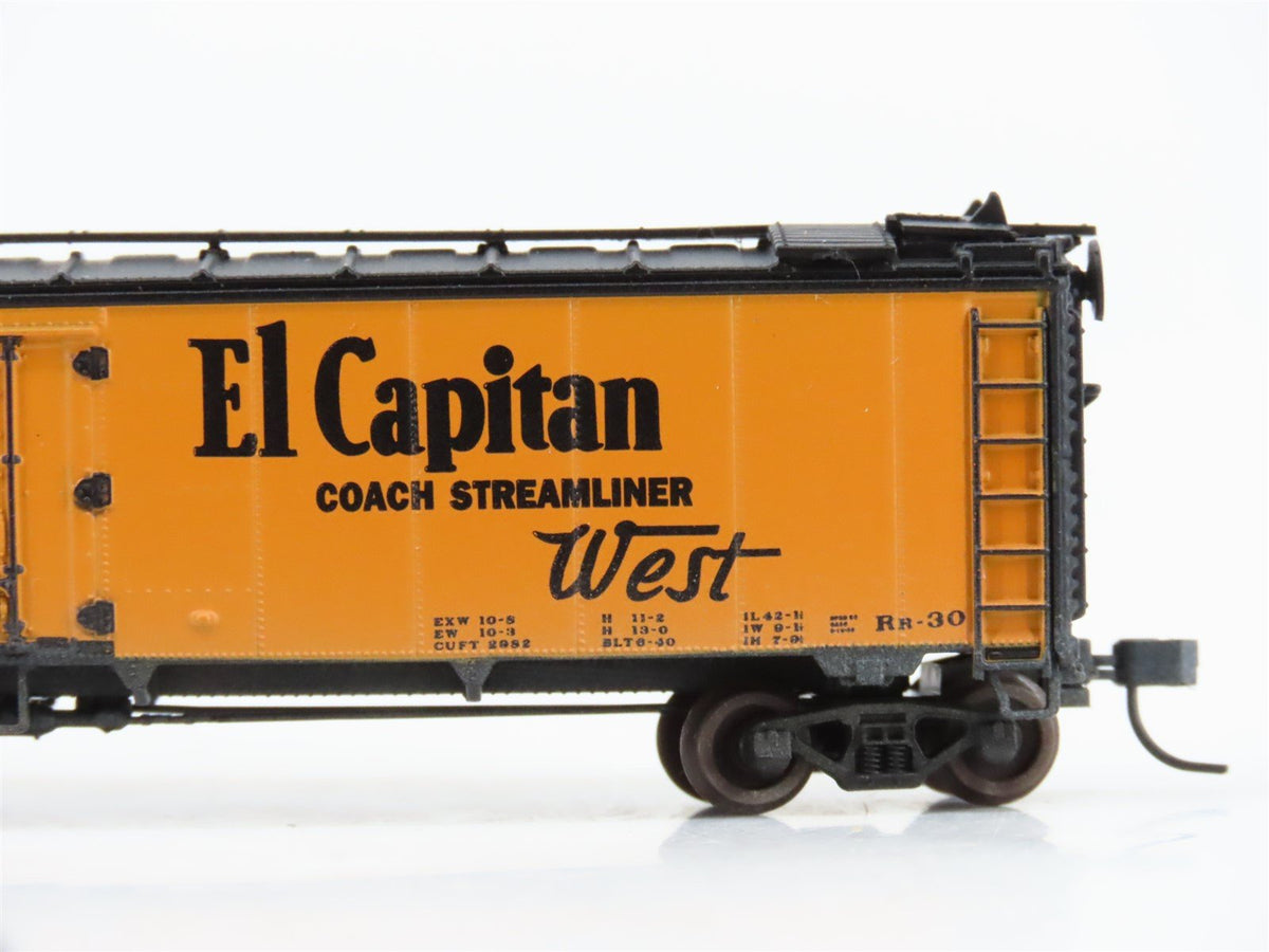 N Scale Athearn 11476 SFRD Santa Fe El Capitan 50&#39; Reefer #37318 - Weathered