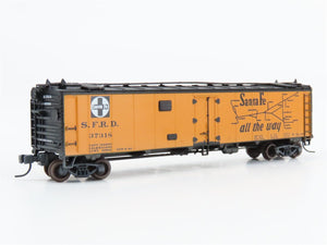 N Scale Athearn 11476 SFRD Santa Fe El Capitan 50' Reefer #37318 - Weathered