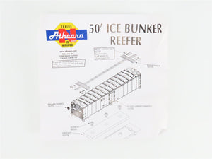 N Scale Athearn 11561 SFRD Santa Fe Scout 50' Ice Bunker Reefer #37291