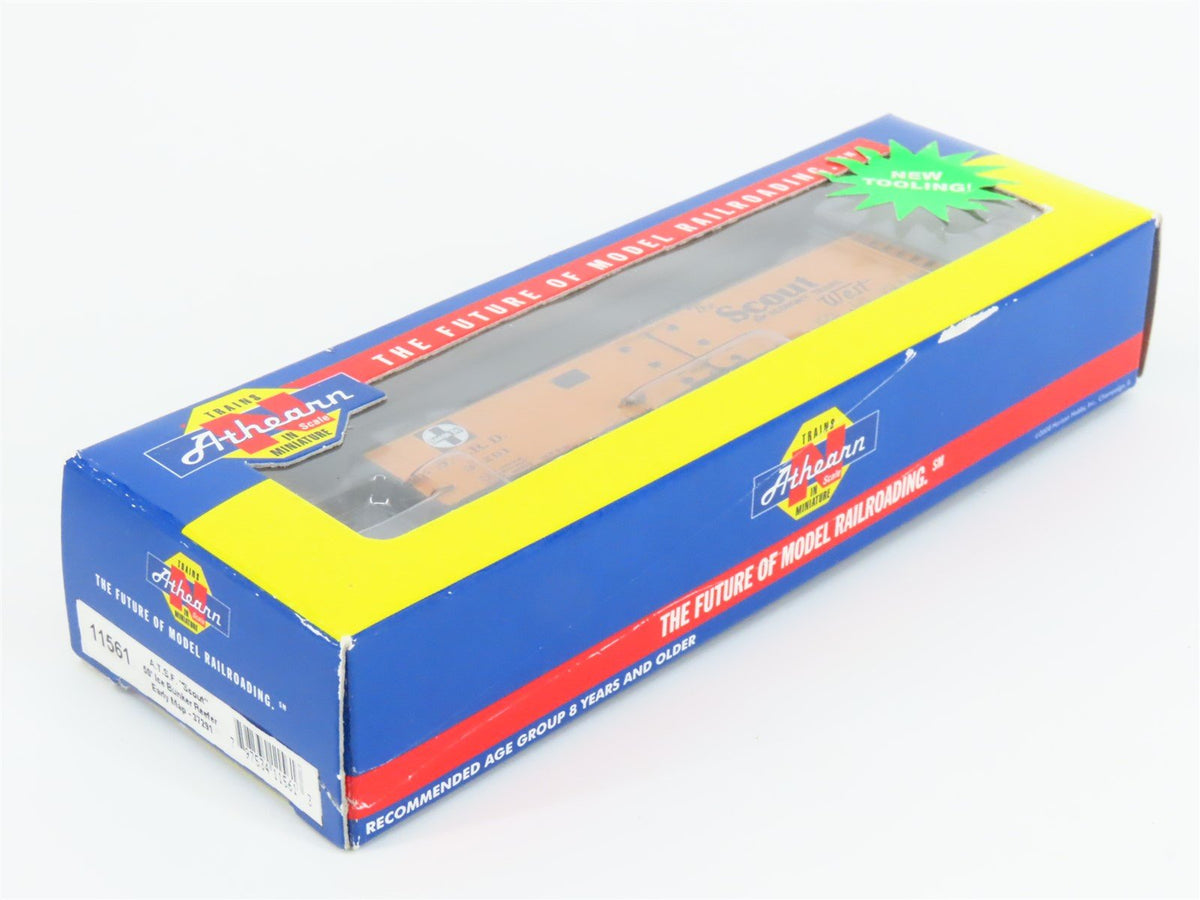 N Scale Athearn 11561 SFRD Santa Fe Scout 50&#39; Ice Bunker Reefer #37291