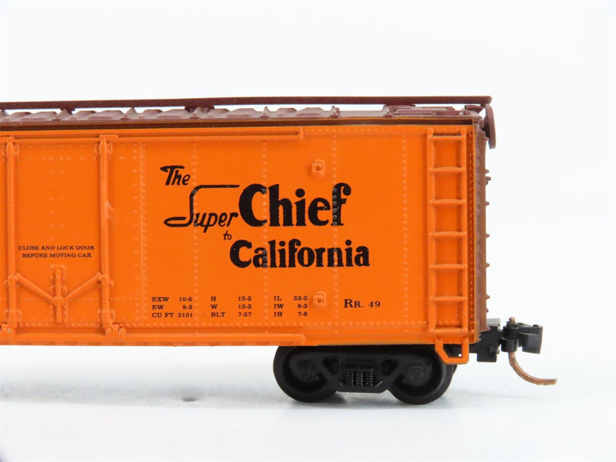 N Con-Cor 001-008851 SFRD Santa Fe Super Chief California 40&#39; Reefer #35176