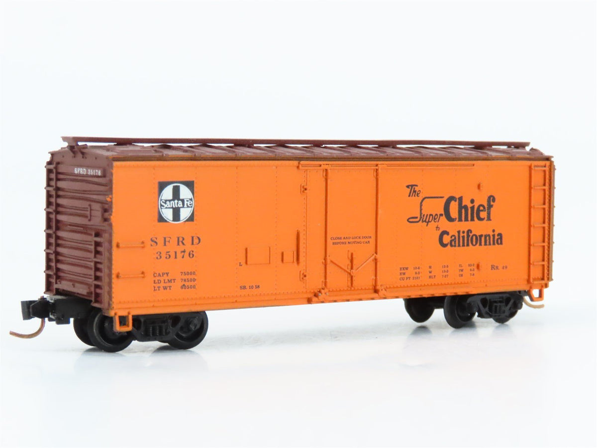 N Con-Cor 001-008851 SFRD Santa Fe Super Chief California 40&#39; Reefer #35176