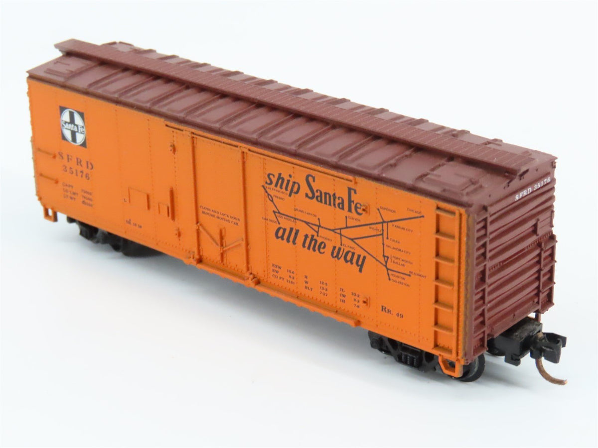 N Con-Cor 001-008851 SFRD Santa Fe Super Chief California 40&#39; Reefer #35176