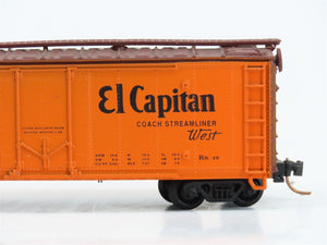 N Scale Con-Cor 001-008850 SFRD Santa Fe El Capitan 40' Reefer #35163