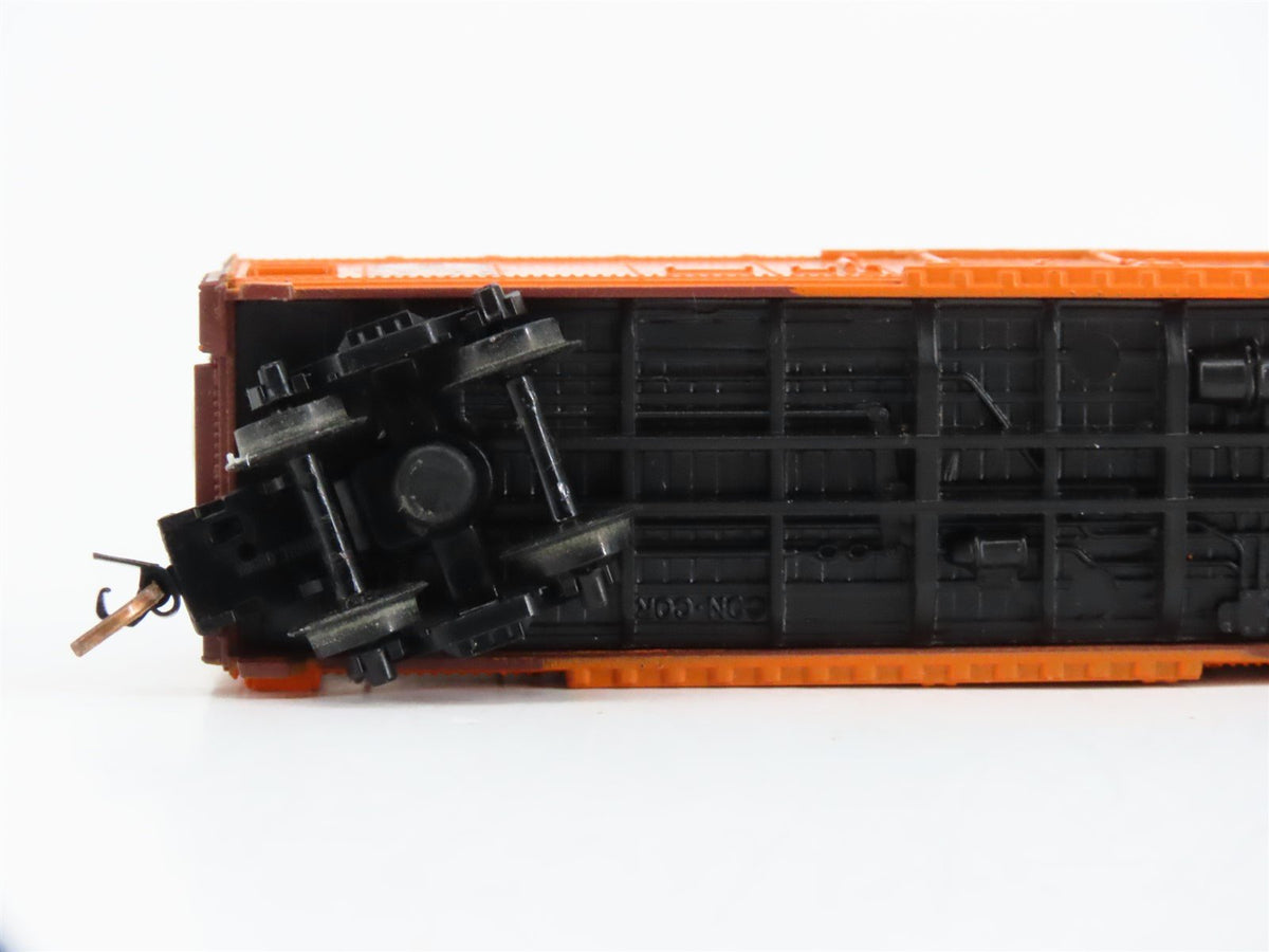 N Scale Con-Cor 001-008850 SFRD Santa Fe El Capitan 40&#39; Reefer #35163