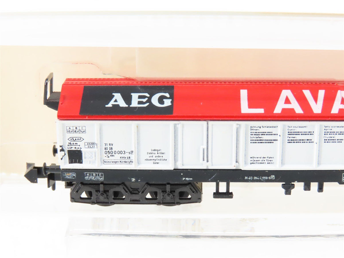 N Scale Trix 51356700 AEG Lavamat Covered Wagon #003-5