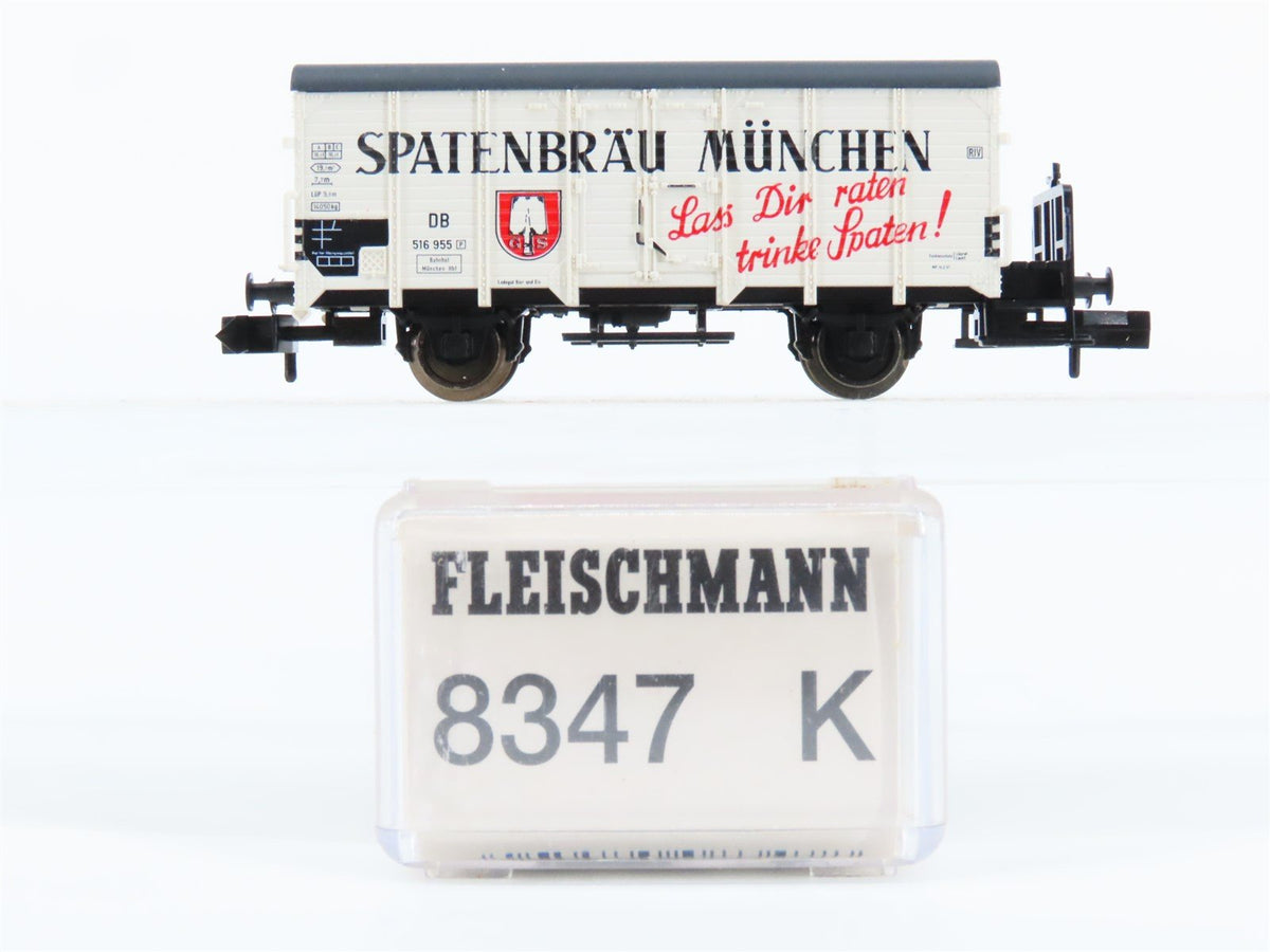 N Scale Fleischmann 8347K DB Spatenbrau Munchen Beer Wagon