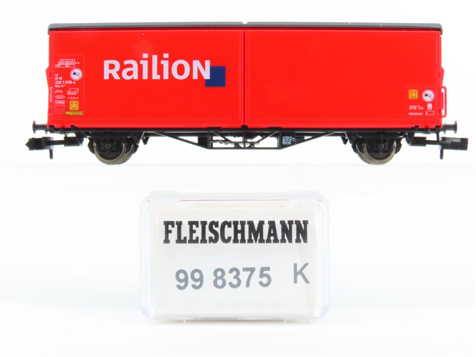 N Scale Fleischmann 998375K Railion Sliding Wall Wagon