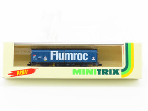 N Scale Minitrix 13967 SBB CFF FFS Swiss Federal Sliding Wall Boxcar #081-7