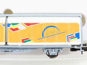 N Scale Trix 15166 SBB CFF FFS Swiss Federal Sliding Wall Boxcar 2-Pack