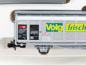 N Scale Trix 15606 SBB CFF FFS Swiss Federal Sliding Wall Boxcar 2-Pack
