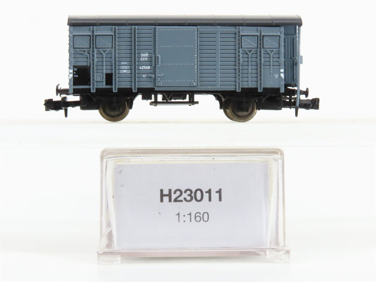 N Scale Hobbytrain H23011 SBB-CFF Covered Freight Wagon