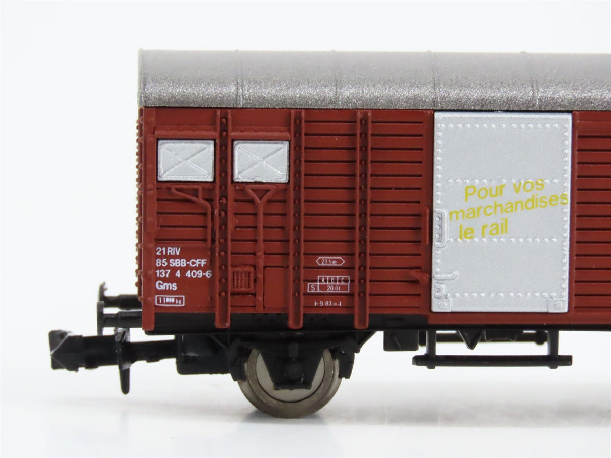 N Scale Hobbytrain H23021 SBB-CFF Fur Güter Die Bahn Goods Wagon