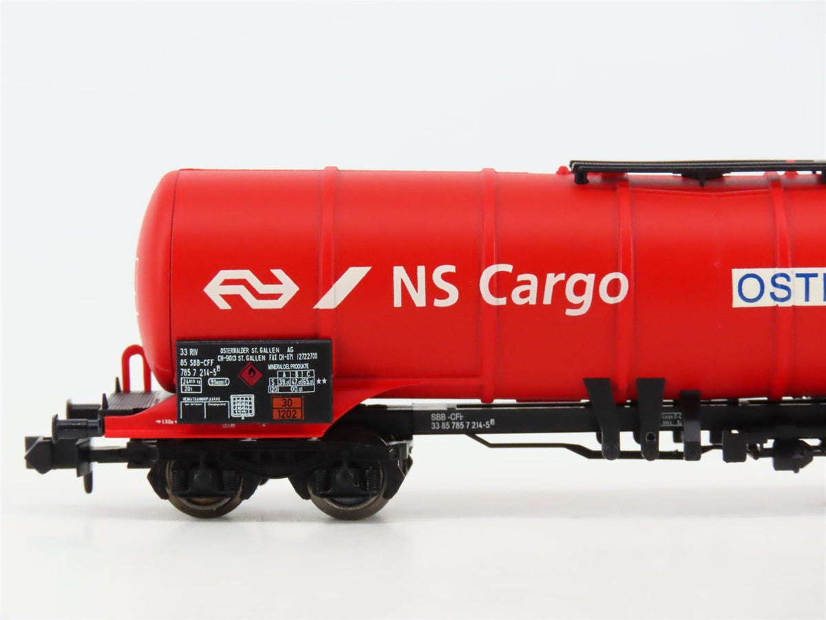 N Scale Trix 15129 NS Dutch Railways Wascosa Tankcar 2-Piece Set