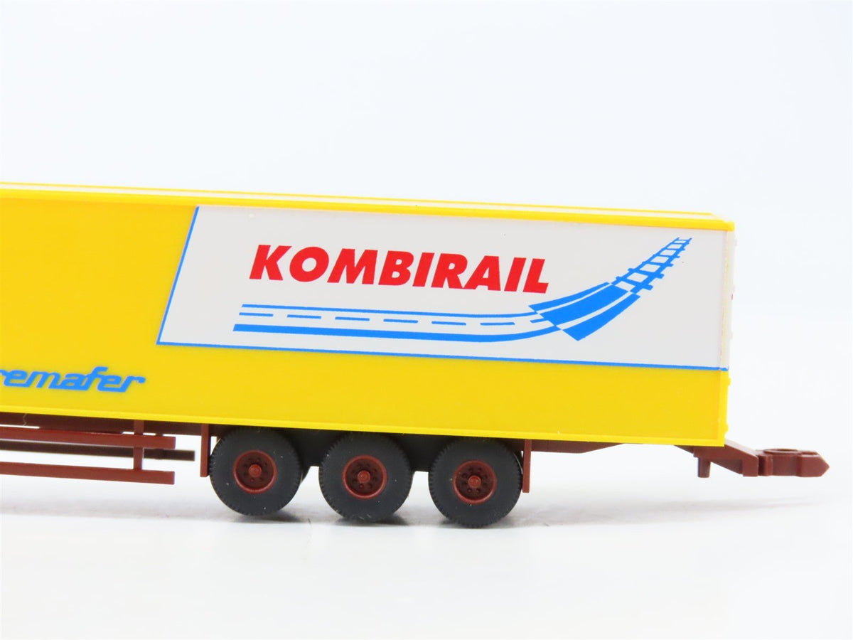 N Scale Trix 15200 Kombirail Fruehauf Trailer &amp; Flatcar 2-Piece Set