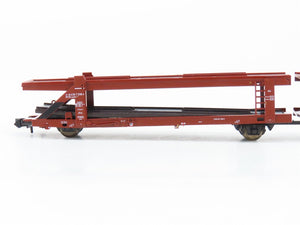 N Scale Trix 15207 RIV DB Railway Double-Deck Autocarrier 2-Pack w/Cars