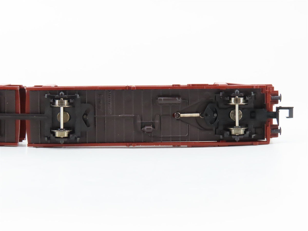 N Scale Trix 15207 RIV DB Railway Double-Deck Autocarrier 2-Pack w/Cars