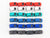N Scale Trix 15207 RIV DB Railway Double-Deck Autocarrier 2-Pack w/Cars