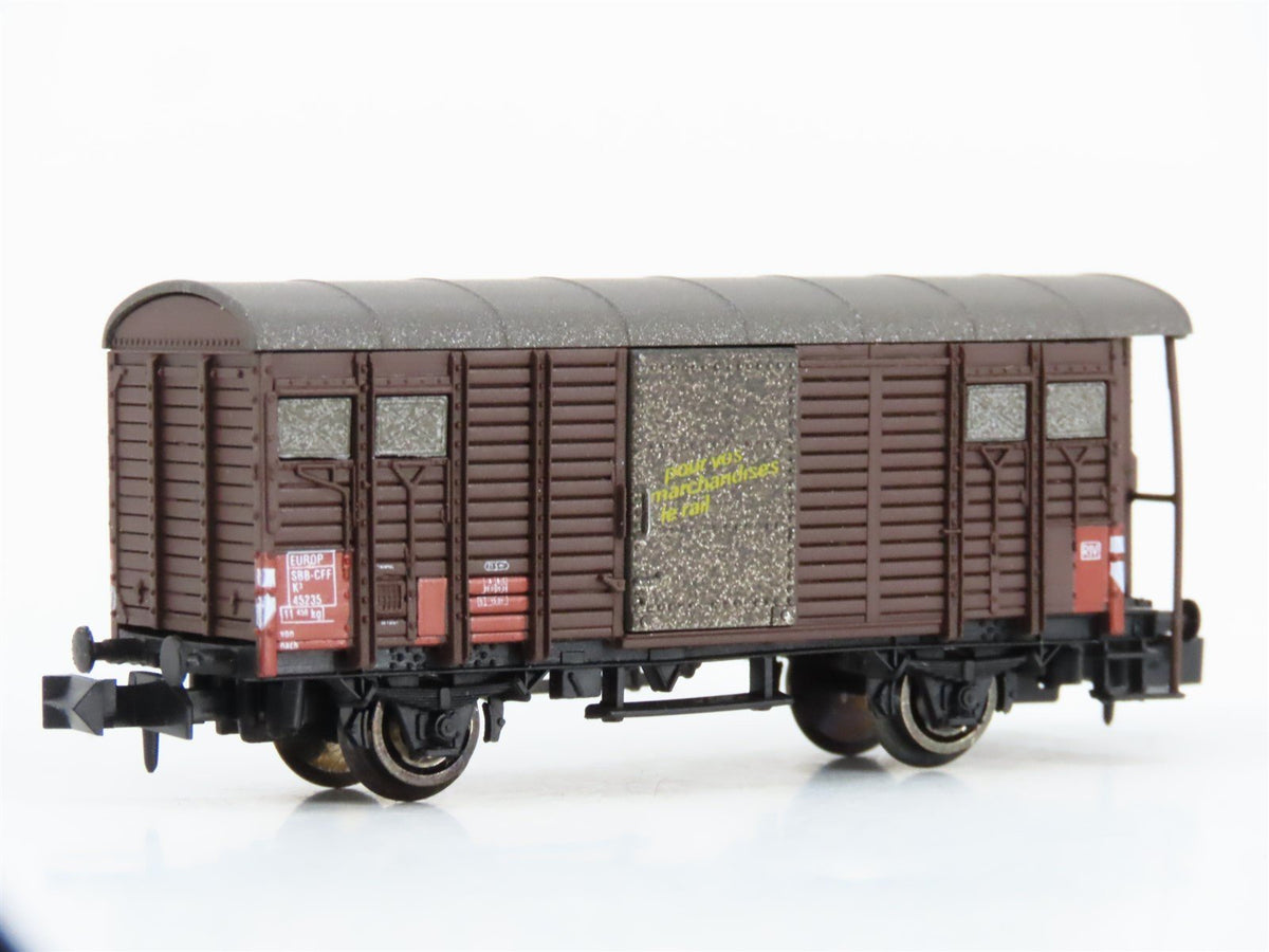 N Scale Hobbytrain 31081 SBB-CFF Covered Goods Wagon