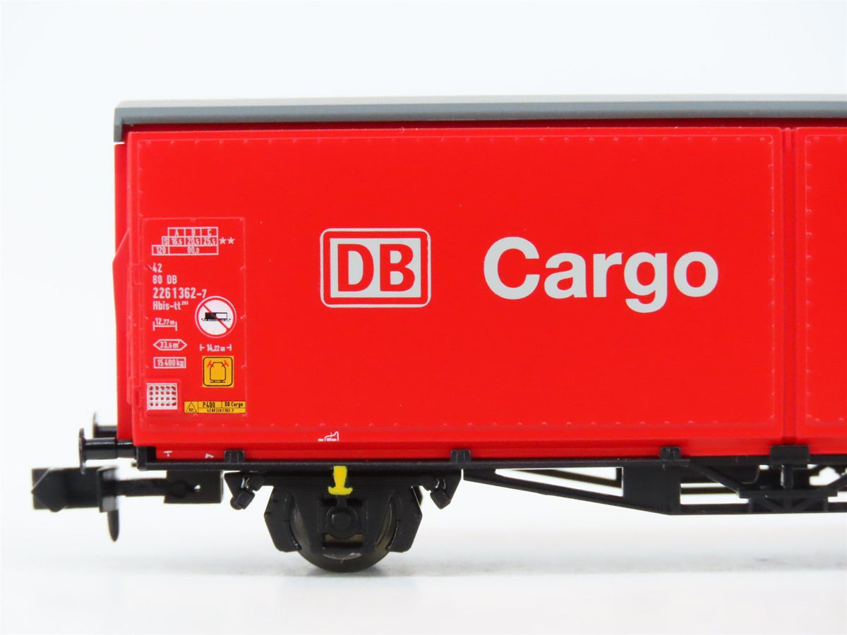 N Scale Trix 15293 DB Cargo Sliding Door Covered Wagon 2-Piece Set