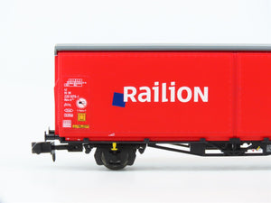 N Scale Trix 15293 DB Cargo Sliding Door Covered Wagon 2-Piece Set