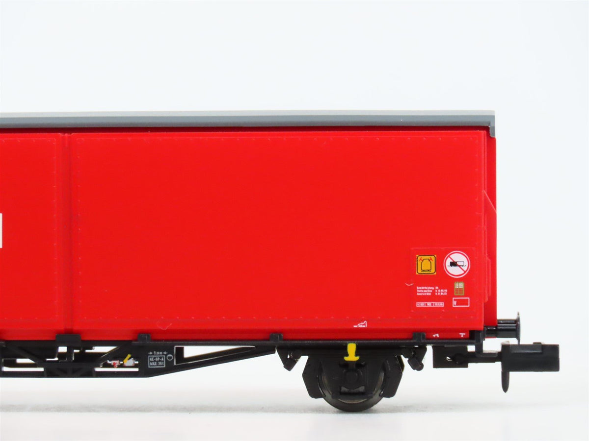 N Scale Trix 15293 DB Cargo Sliding Door Covered Wagon 2-Piece Set