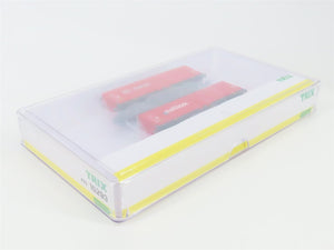 N Scale Trix 15293 DB Cargo Sliding Door Covered Wagon 2-Piece Set