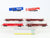 N Scale Trix 15043 DB Deutsche Bahn Flatcar 4-Pack w/Containers & Trailers