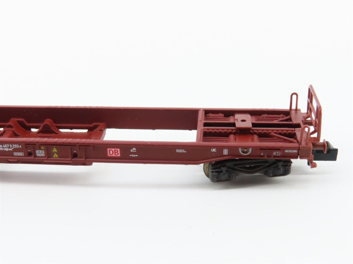 N Scale Trix 15043 DB Deutsche Bahn Flatcar 4-Pack w/Containers &amp; Trailers