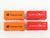 N Scale Trix 15043 DB Deutsche Bahn Flatcar 4-Pack w/Containers & Trailers